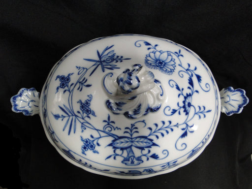 Meissen Blue Onion, "X" Backstamp: Oval Tureen w/ Lid, 9 1/2", As Is