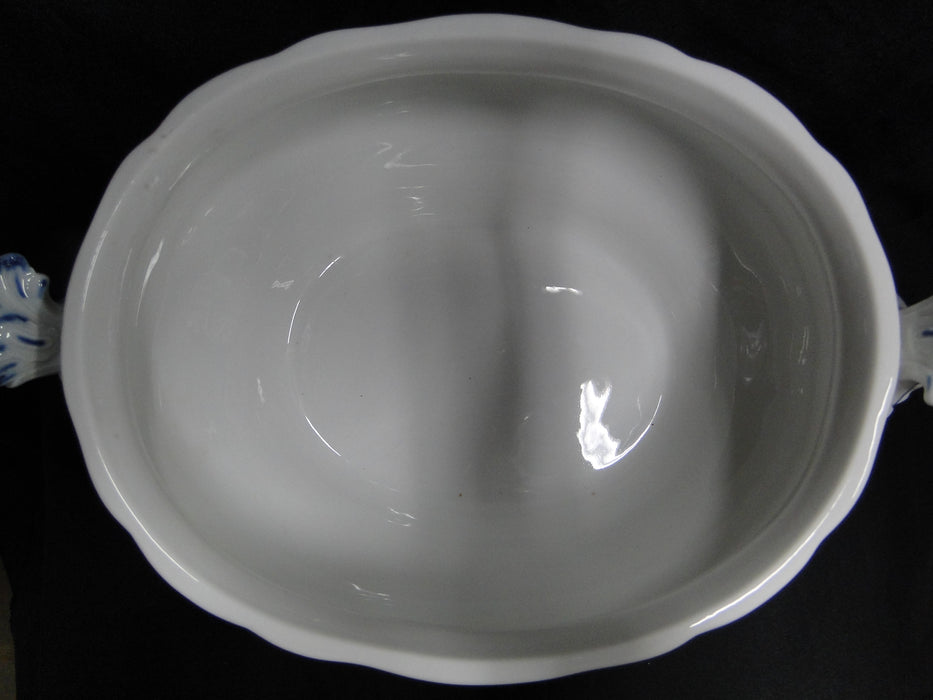 Meissen Blue Onion, "X" Backstamp: Oval Tureen w/ Lid, 9 1/2", As Is