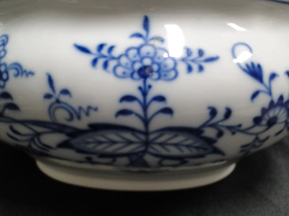 Meissen Blue Onion, "X" Backstamp: Oval Tureen w/ Lid, 9 1/2", As Is