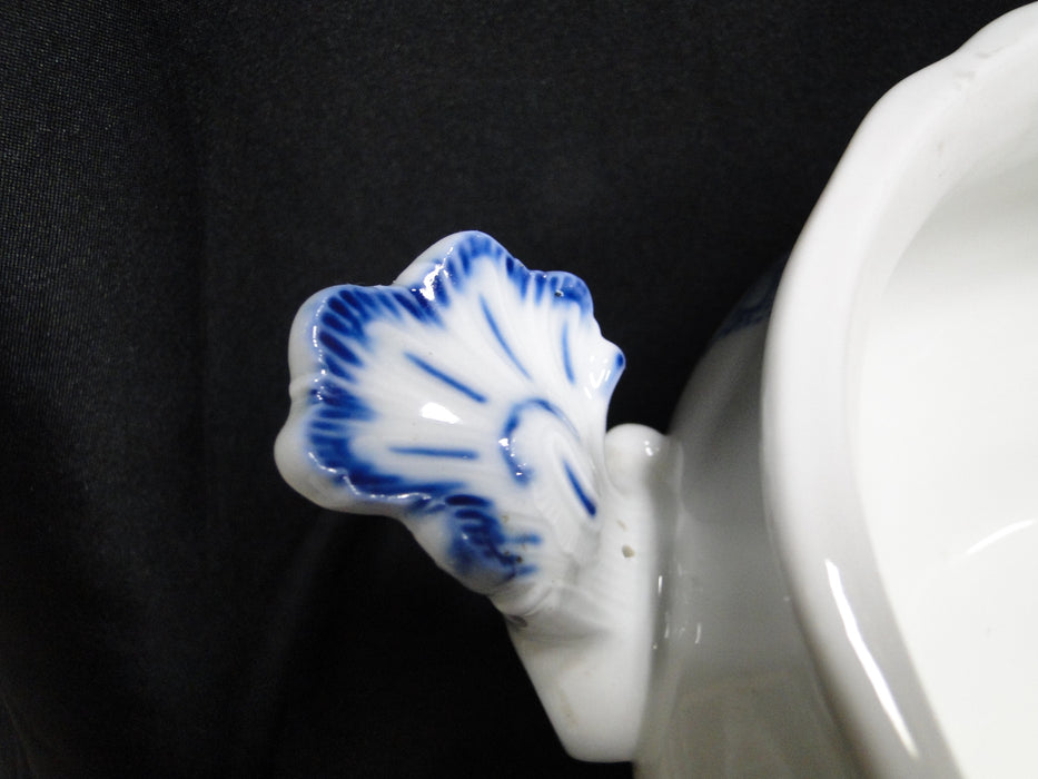Meissen Blue Onion, "X" Backstamp: Oval Tureen w/ Lid, 9 1/2", As Is