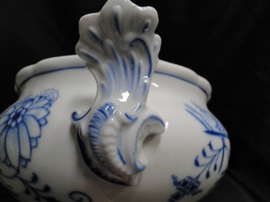 Meissen Blue Onion, "X" Backstamp: Oval Tureen w/ Lid, 9 1/2", As Is