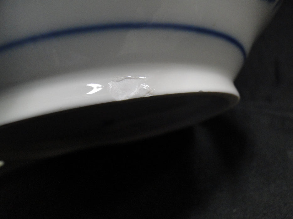 Meissen Blue Onion, "X" Backstamp: Oval Tureen w/ Lid, 9 1/2", As Is