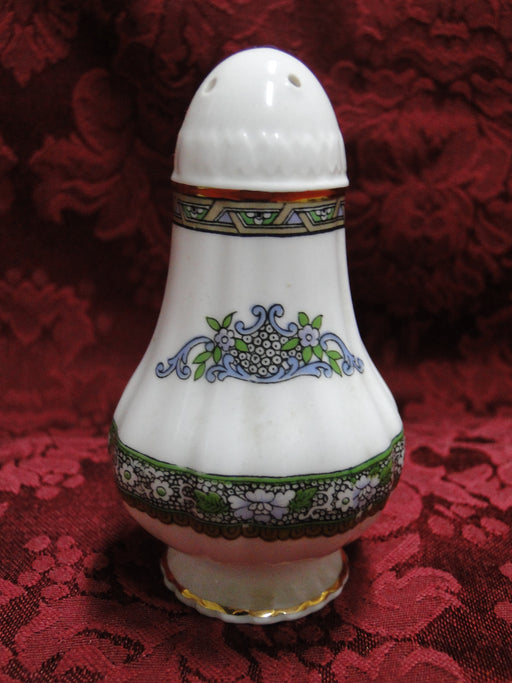 Paragon Tree of Kashmir, Floral on White: Pepper Shaker, 3 1/2", 5 Holes