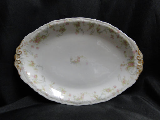 Haviland (Limoges) Schleiger 57, Blue Scrolls: Oval Serving Platter, 12 1/4"