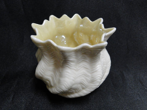 Belleek Giftware 4th Mark, Ireland: Small Flower Pot, 2 5/8" Tall
