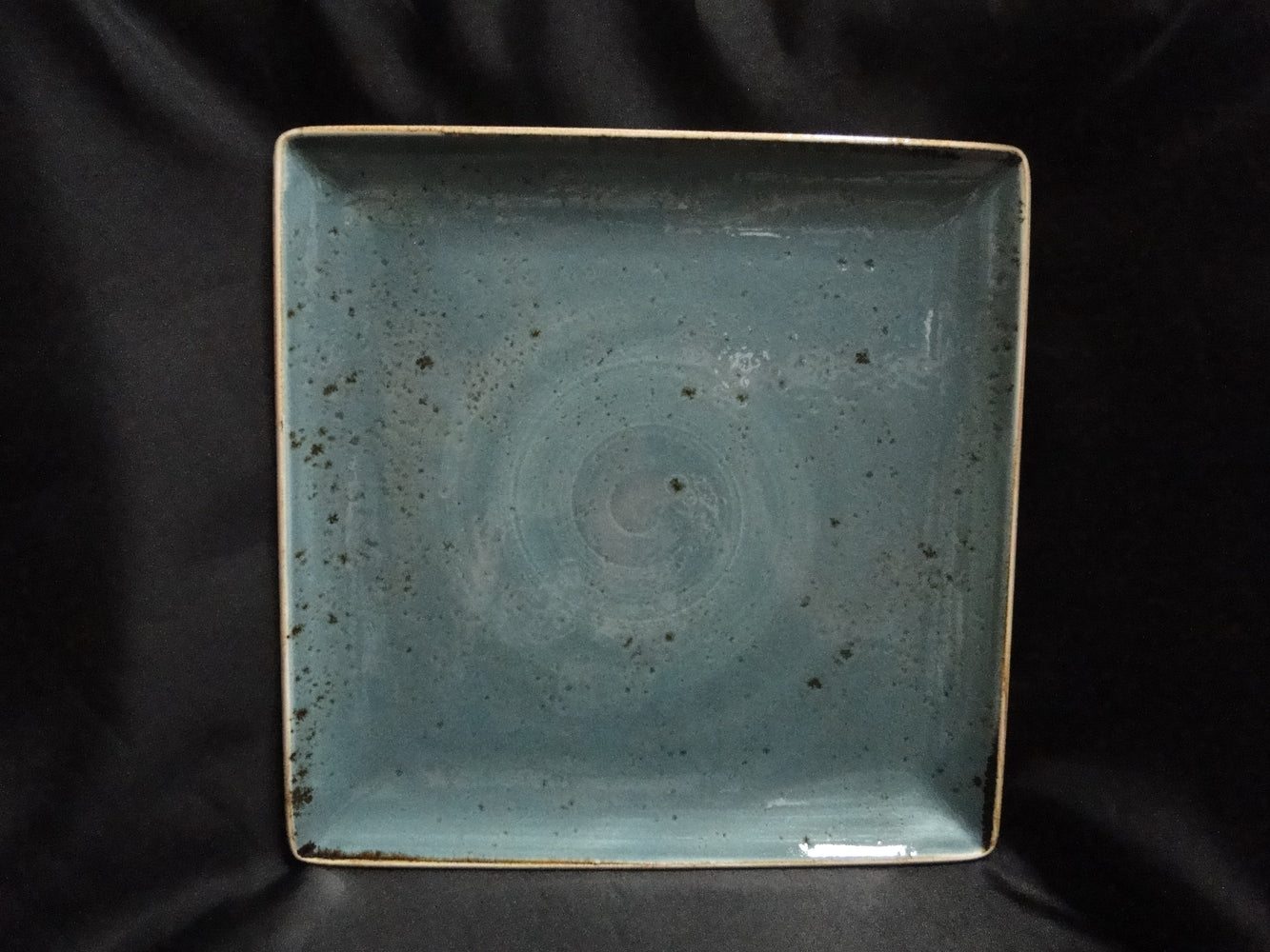 Steelite Craft, England: NEW Blue Square Dinner Plate / Platter / Tray, 10 1/2"