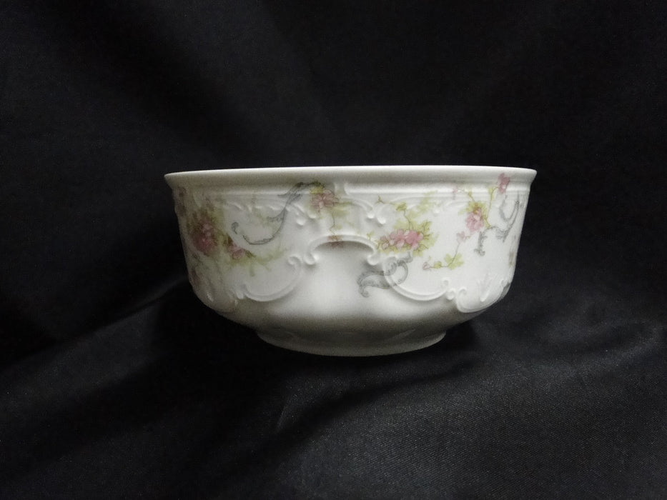 Haviland (Limoges) Schleiger 57, Blue Scrolls: Cranberry Bowl, 5 5/8" x 2 1/2"