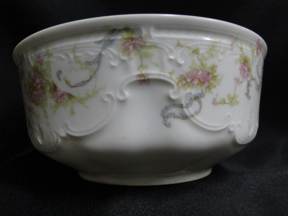 Haviland (Limoges) Schleiger 57, Blue Scrolls: Cranberry Bowl, 5 5/8" x 2 1/2"