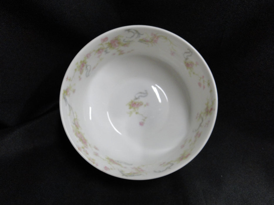 Haviland (Limoges) Schleiger 57, Blue Scrolls: Cranberry Bowl, 5 5/8" x 2 1/2"