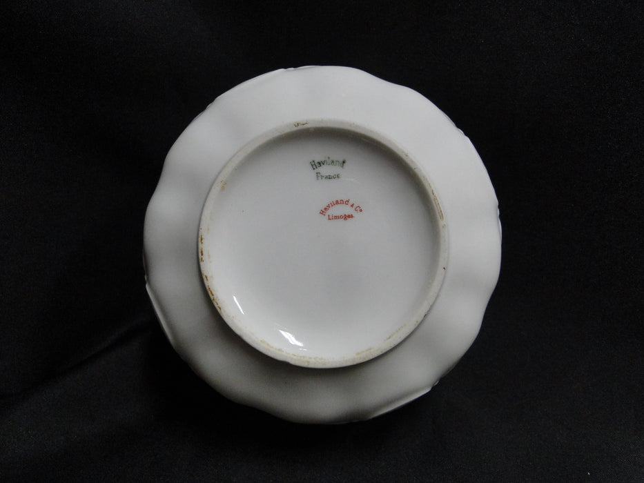 Haviland (Limoges) Schleiger 57, Blue Scrolls: Cranberry Bowl, 5 5/8" x 2 1/2"