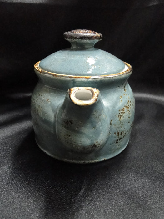 Steelite Craft, England: NEW Blue Teapot Club w/ Lid, 4 1/2", 15 oz