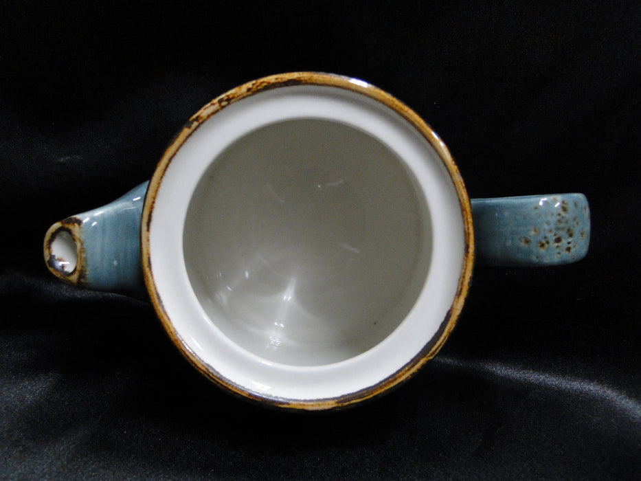 Steelite Craft, England: NEW Blue Teapot Club w/ Lid, 4 1/2", 15 oz