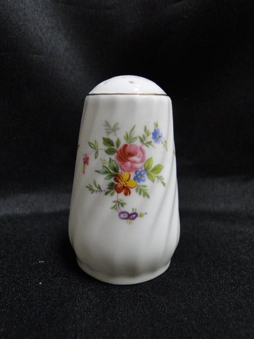 Minton Marlow, Florals on White: Salt OR Pepper Shaker, 3" Tall, 13 Holes