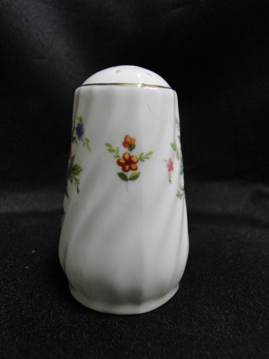Minton Marlow, Florals on White: Salt OR Pepper Shaker, 3" Tall, 13 Holes