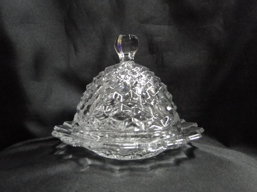 Fostoria American Clear: Round Covered Butter Dish & Lid