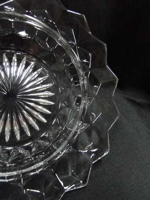 Fostoria American Clear: Round Covered Butter Dish & Lid, As Is