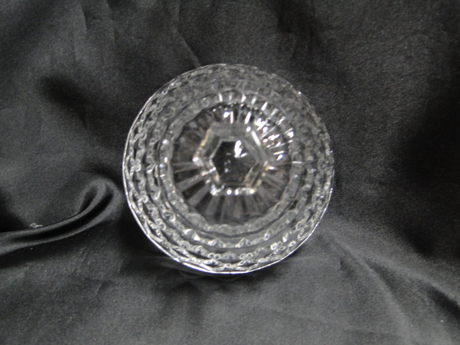 Fostoria American Clear: Round Covered Butter Dish & Lid, As Is