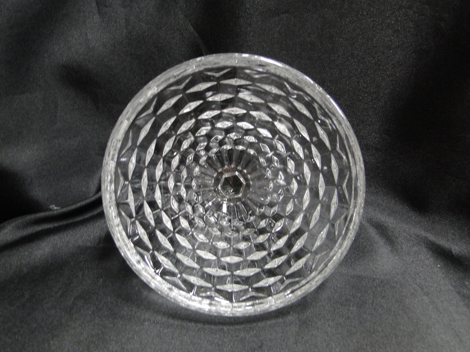 Fostoria American Clear: Round Covered Butter Dish & Lid, As Is