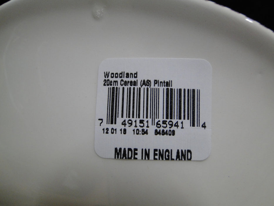 Spode Woodland Pintail, England: NEW Ascot Cereal / Soup Bowl, 8", Box
