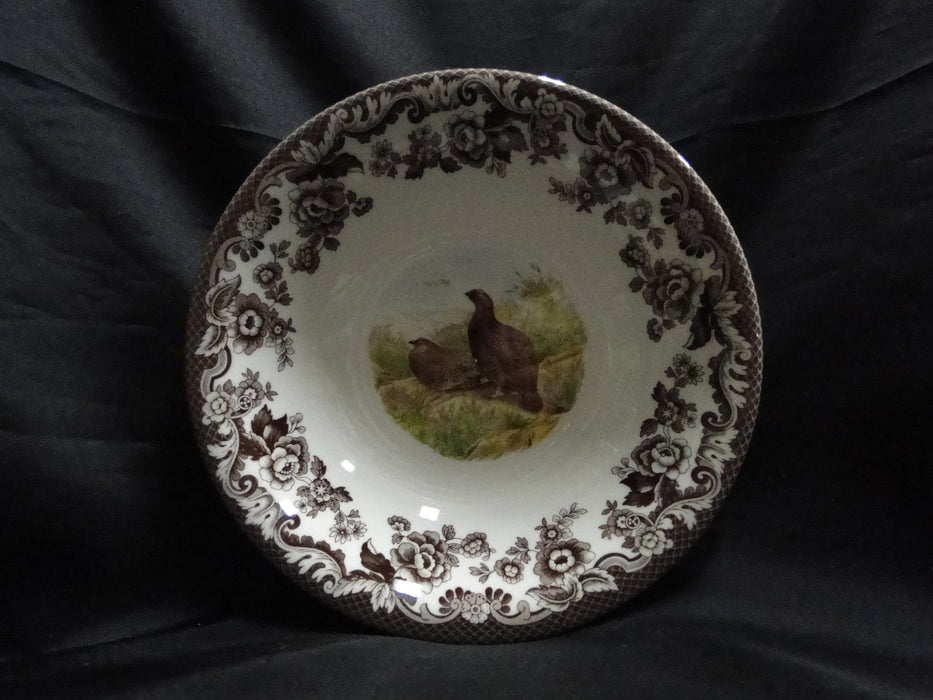 Spode Woodland Red Grouse Game Bird: NEW Ascot Salad / Soup Bowl, 8", Box