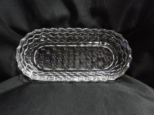 Fostoria American Clear: Celery Dish, 10" x 4 3/4" x 2", As Is