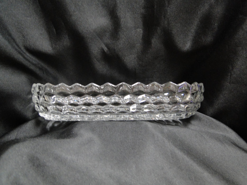 Fostoria American Clear: Celery Dish, 10" x 4 3/4" x 2", As Is