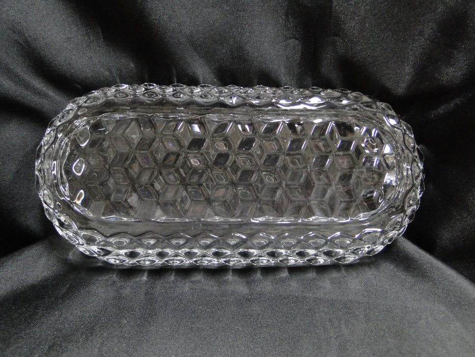 Fostoria American Clear: Celery Dish, 10" x 4 3/4" x 2", As Is