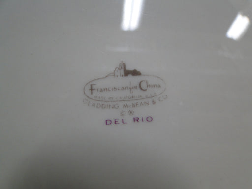 Franciscan Del Rio, USA, Blue w/ Platinum: Salad Plate (s), 8 1/4"