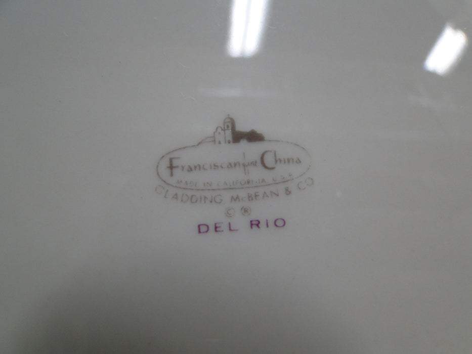 Franciscan Del Rio, USA, Blue w/ Platinum: Salad Plate (s), 8 1/4"