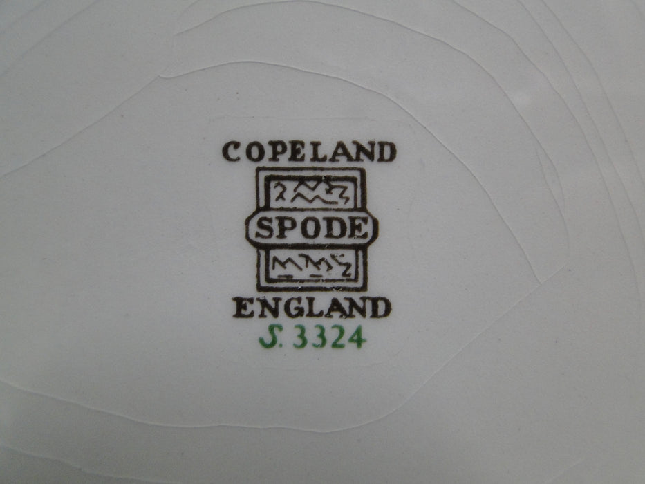 Spode Christmas Tree, Green Trim, England: Dinner Plate, 10 3/8"-10 7/8" As Is