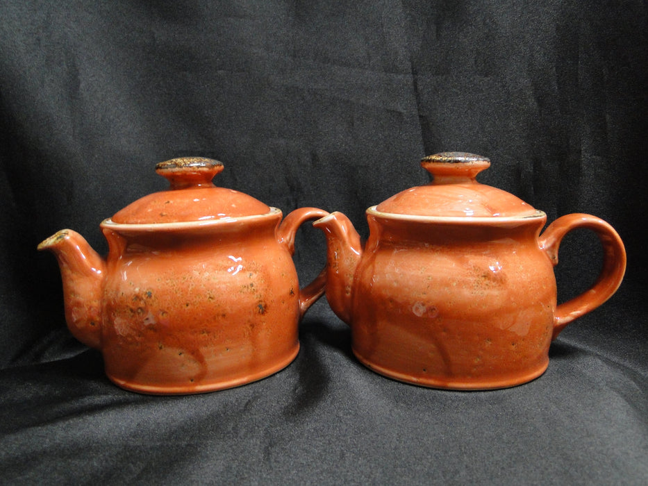 Steelite Craft, England: NEW Terracotta Teapot Club w/ Lid, 4 1/2", 15 oz