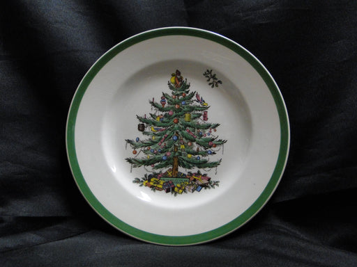 Spode Christmas Tree, Green Trim, England: Salad Plate (s), 7 3/4", As Is