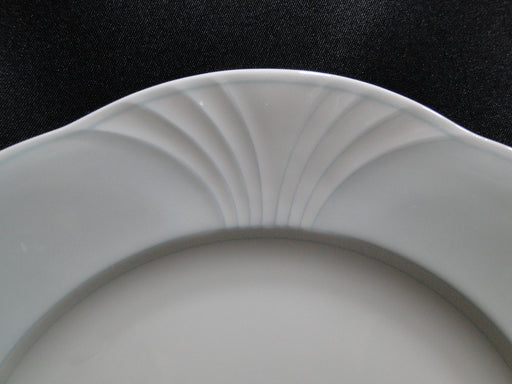 Villeroy & Boch Delta, Aqua Rim, White Fans: Salad Plate (s), 8 3/8"