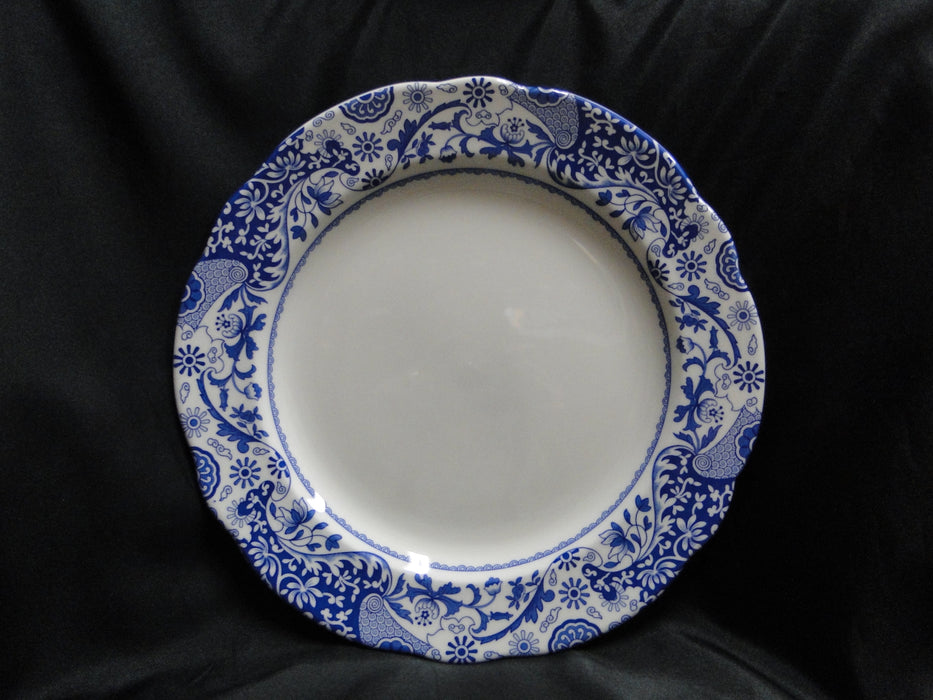 Spode Italian Brocato, Blue Florals, England: NEW Charger Plate (s), 12"