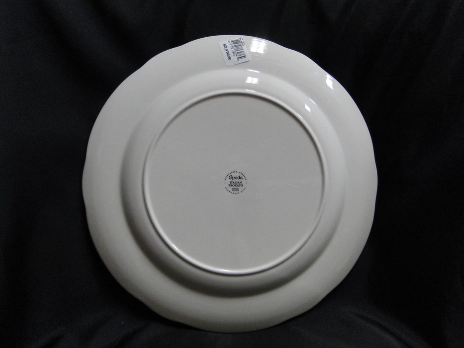 Spode Italian Brocato, Blue Florals, England: NEW Charger Plate (s), 12"