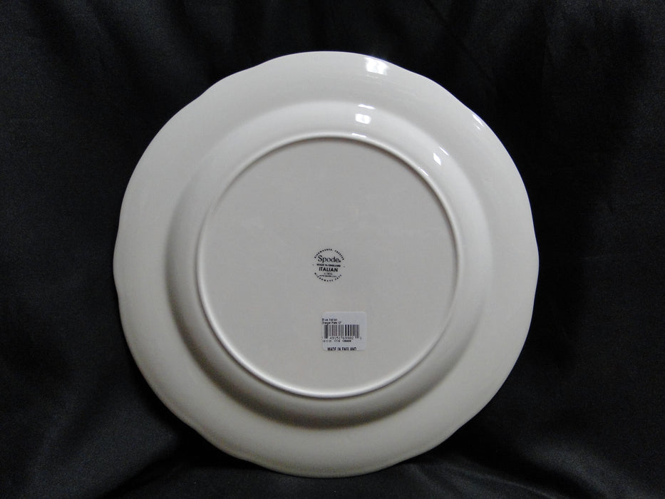 Spode Italian, Blue Scene, England: NEW Charger Plate (s), 12"