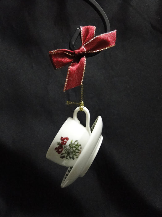 Portmeirion Botanic Garden: NEW Tea Set Mini Ornaments, Teapot, Creamer, Cup, Box