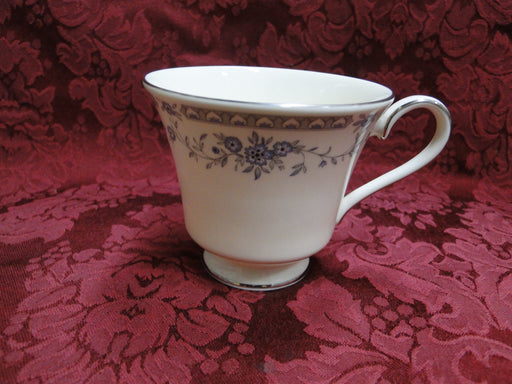 Minton Bellemeade, Blue Floral, Platinum Trim: Cup & Saucer Set (s)