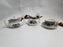 Spode Heritage Black: NEW Tea Set Mini Ornaments, Teapot, Creamer, Cup, Box