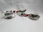 Spode Heritage Black: NEW Tea Set Mini Ornaments, Teapot, Creamer, Cup, Box