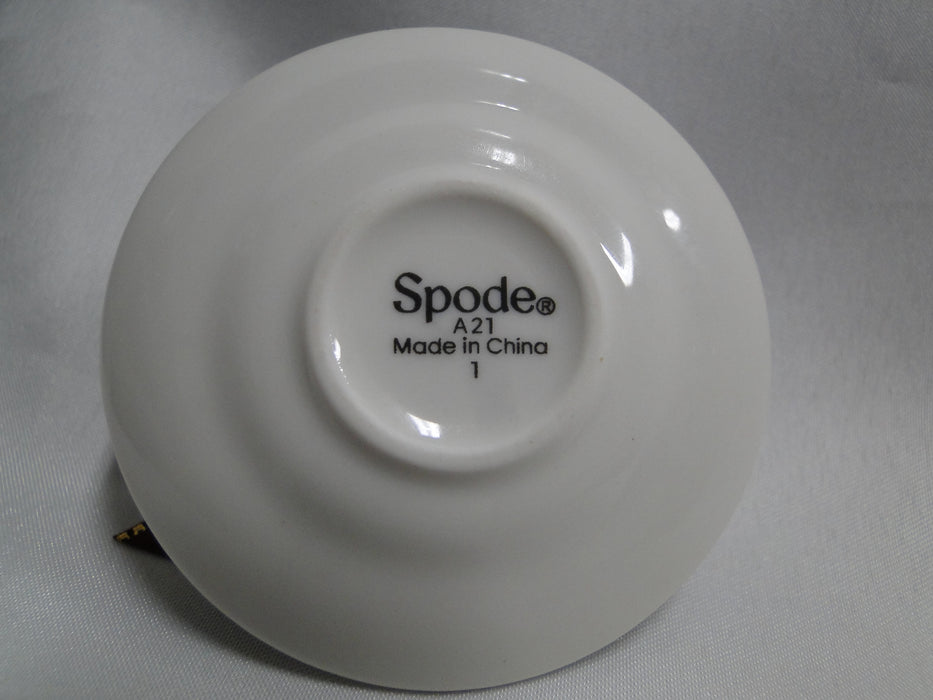 Spode Heritage Black: NEW Tea Set Mini Ornaments, Teapot, Creamer, Cup, Box