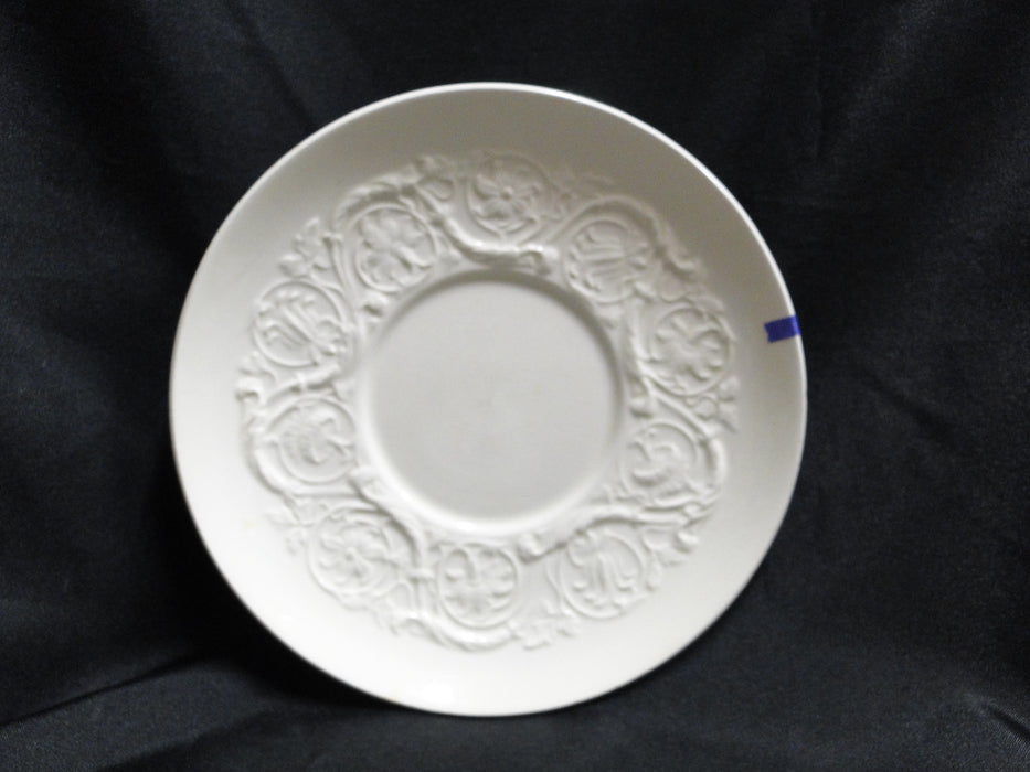 Wedgwood Patrician, Embossed Flowers & Scrolls: Cream Soup Saucer Only, As Is