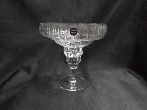 Rosenthal Structure, Ribbed Bowl, Stacked Stem: Compote, 5 5/8" x 5 7/8" Tall