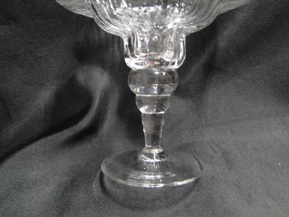 Rosenthal Structure, Ribbed Bowl, Stacked Stem: Compote, 5 5/8" x 5 7/8" Tall