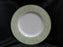 Villeroy & Boch Flora, Green Rim, White Center: Dinner Plate, 10 5/8"