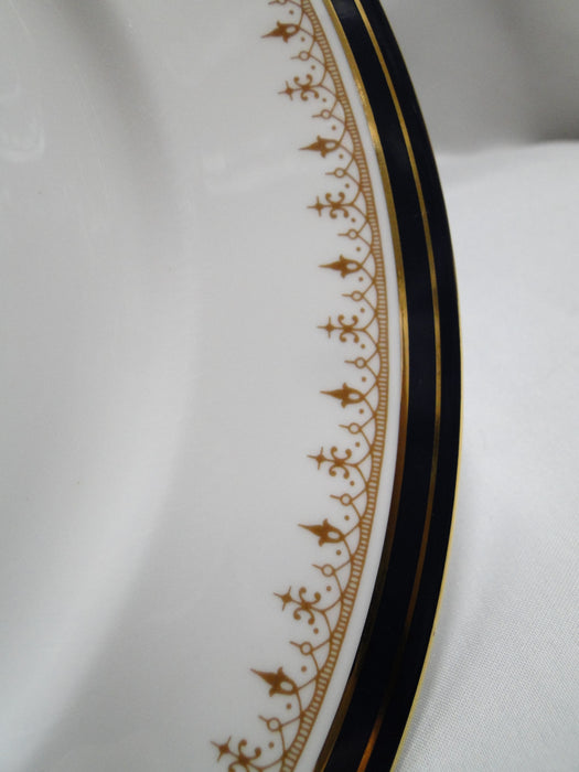 Aynsley Leighton Smooth, Cobalt & Gold Bands: Salad Plate (s), 8 1/8"