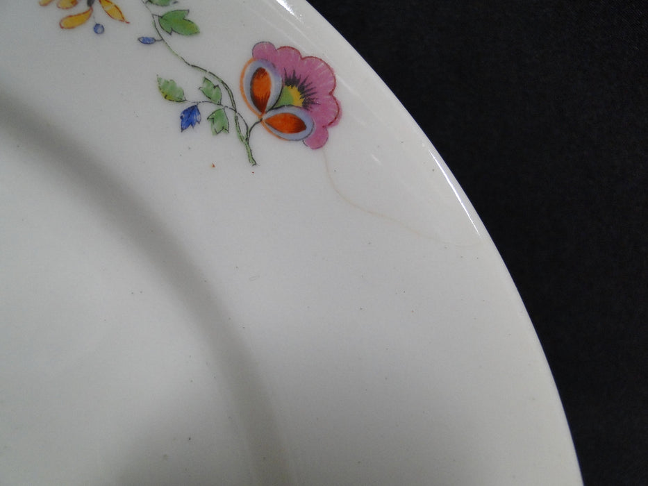 Haviland (Limoges) Head 56, Pink & Yellow, CHF 189: Platter, 13 1/4", As Is