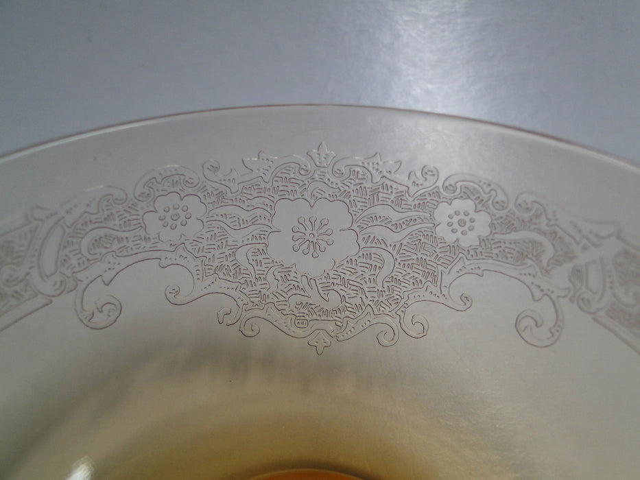 Fostoria Vesper Amber, Etch #275, Stem #5093, Floral: 2" Cup only, No Saucer