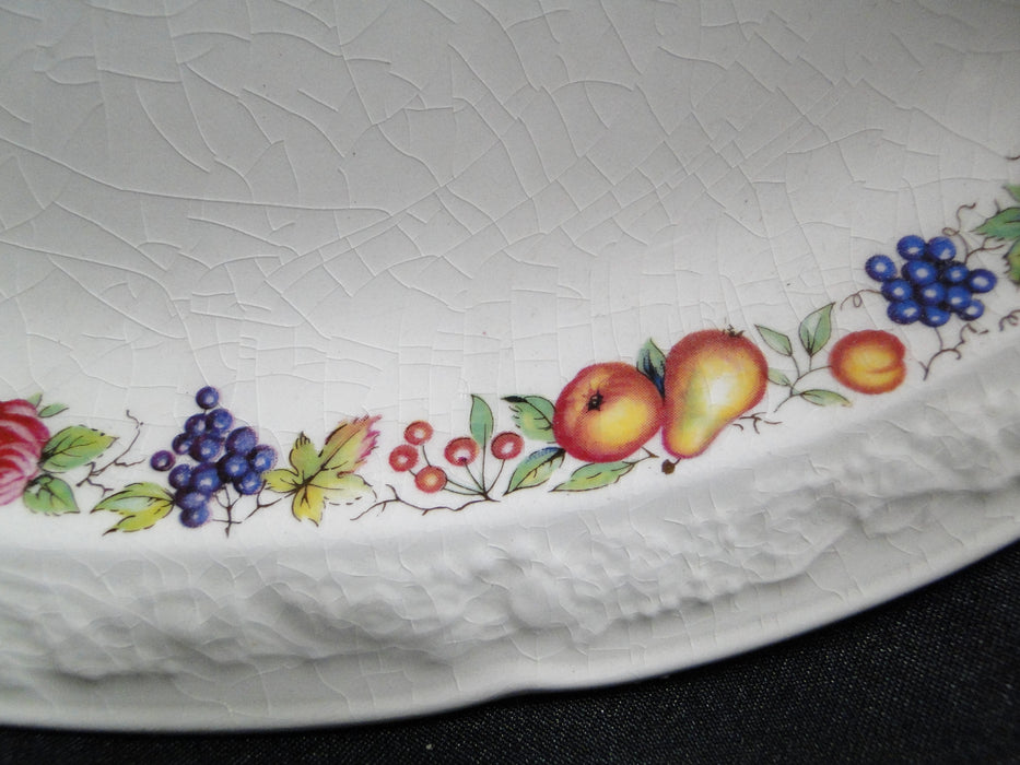 Crown Ducal Florentine Garden, Fruit: Relish Dish (es), 8 1/2" x 5 3/8", As Is
