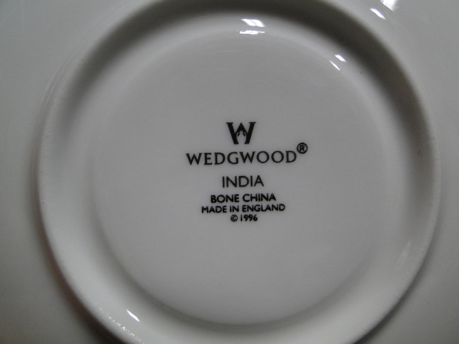 Wedgwood India, Florals on Tan & Black Bands: Cup & Saucer Set (s), 2 5/8" Tall